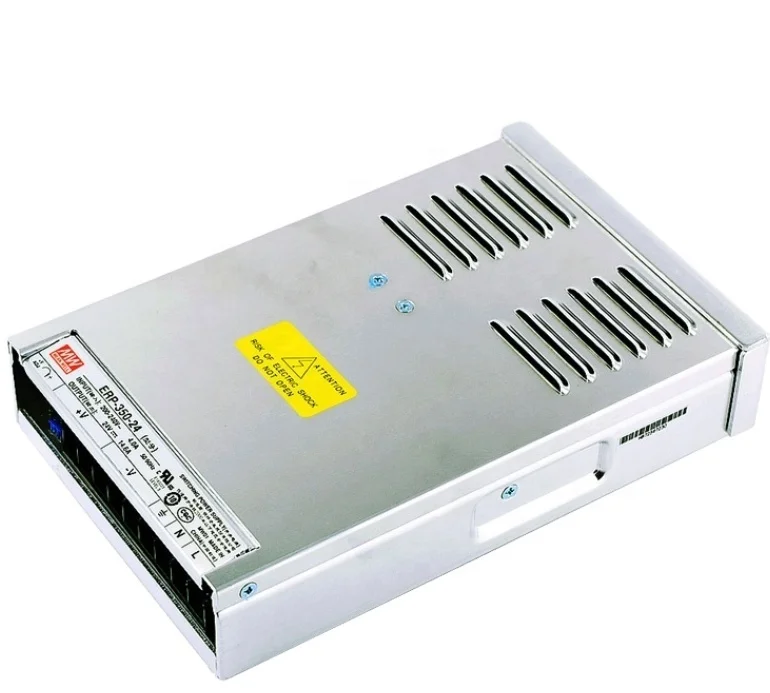 Meanwell 230VAC to 24VDC Power Supply ERP-350-24 14.6A 24V 350W LED Sign Power Supply Rainproof