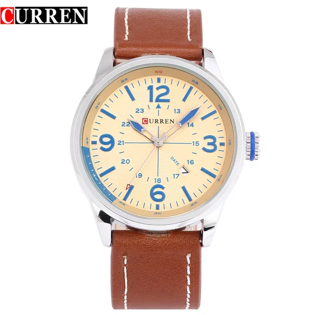 CURREN 8215 new fashion casual quartz watch men  wrist watch relojes calendar sports watch
