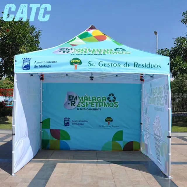 CATC Folding Gazebo Pop Up Stretch Tents for Events Outdoor Blow Up Tent Exhibition Trade Show Promotional Event Tente Gonflable