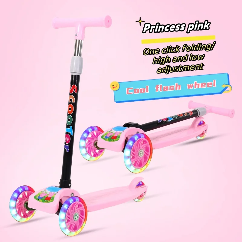 factory wholesale manufacturing drift scooter for kids/3 wheels scooter for kids/wheels scooter with pedal kids scooter foldable