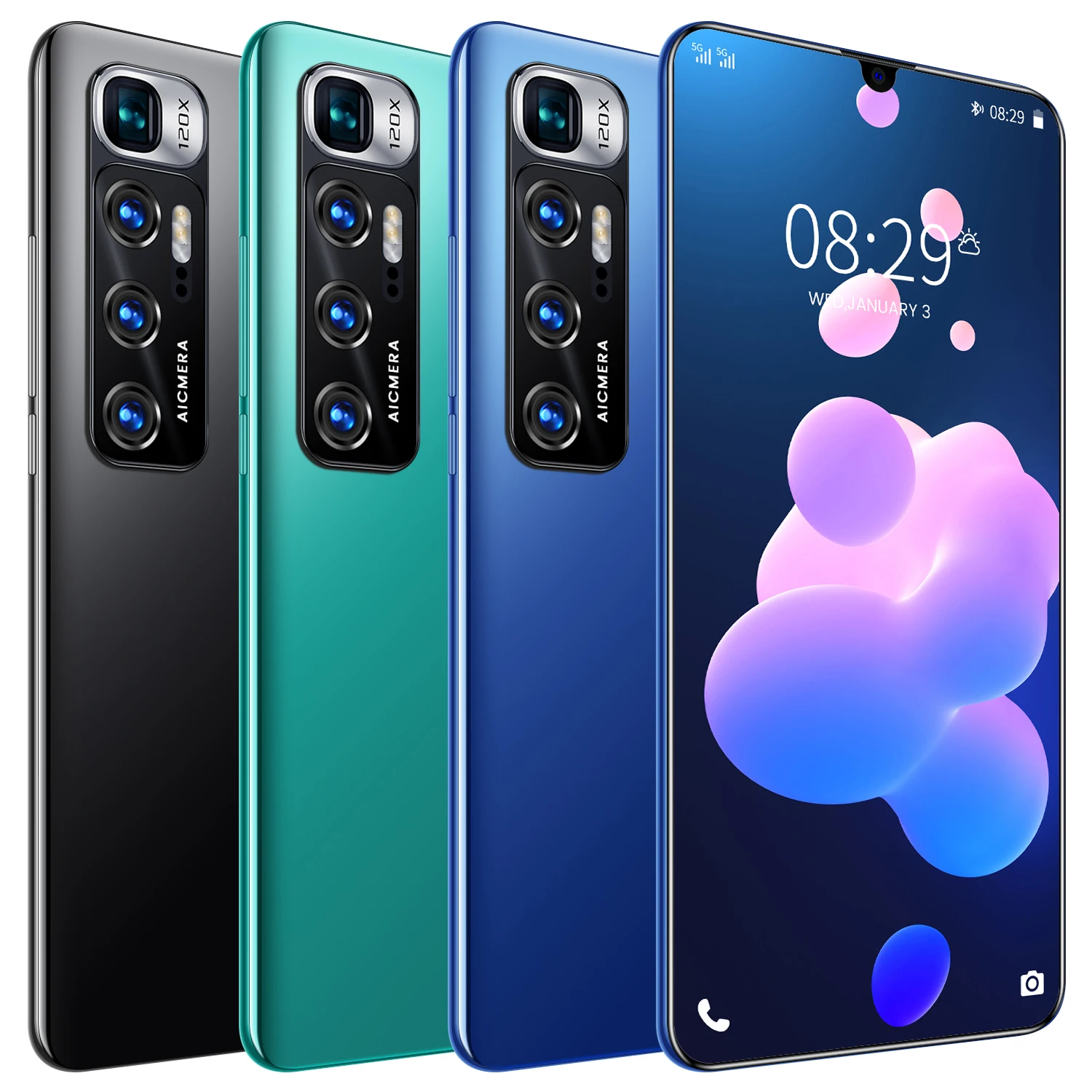  M11pro 7 2 дюймов 12 + 512GB Android смартфон со знаком бесконечности с открытой пяткой и круглым экран мобильного телефона двойной sim-беспроводной доступ в Интернет камера GPS 5G чехол