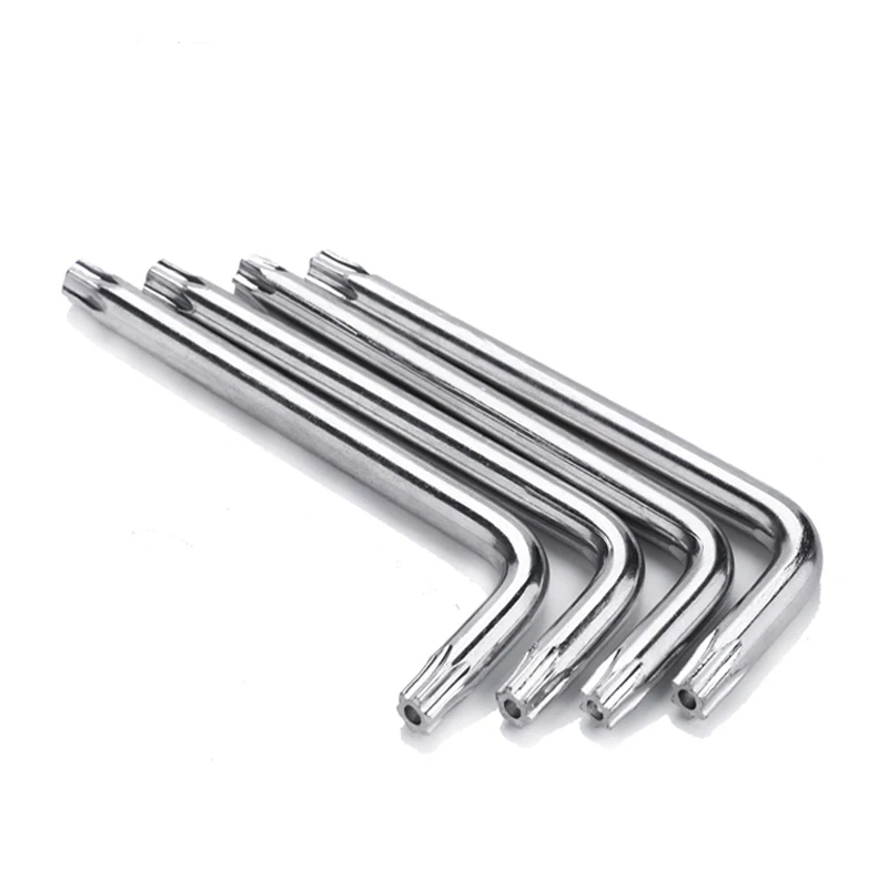 Carbon Steel Alloy Steel Nickel Plated Flag Hand Type L Type Star Hex Key Torx Key Torx Wrench Torx Screwdriver With Hole