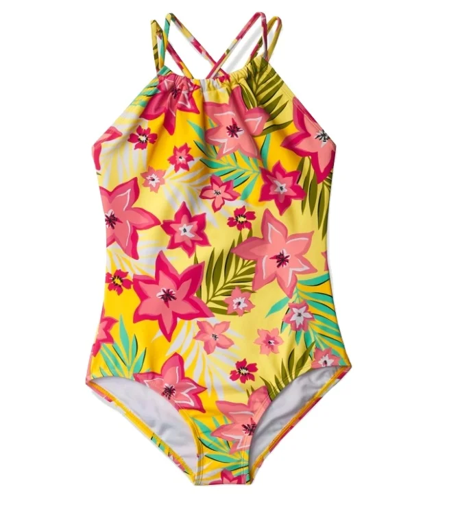 Beautiful bikini cut out one piece transparent swimsuit bags zip lock clothing bags with logo