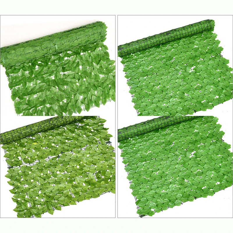 High Quality Hot Selling Artificial Hedges Faux Ivy Leaves Fence Decoration Artificial Grass Hanging Artificial Leaf Decoration