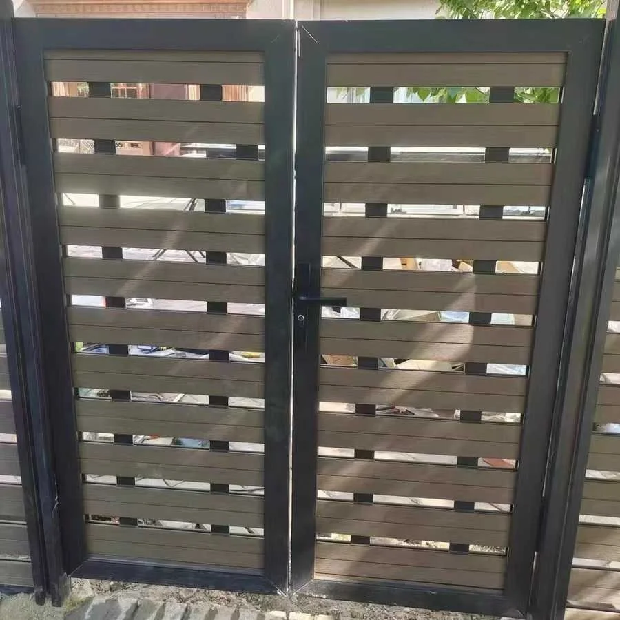 wood composite fence slats 90*20mm section fencing for outdoor