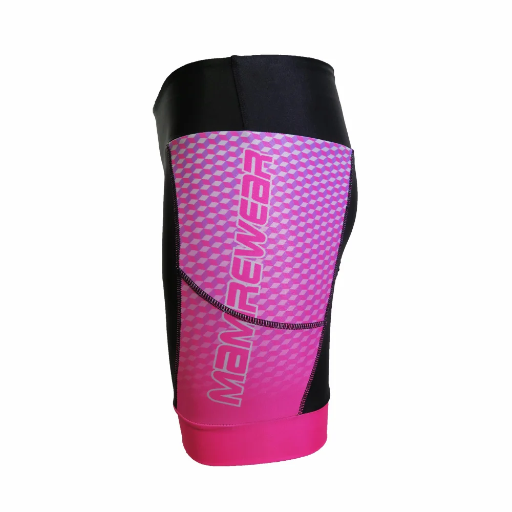 Soft band pink cycling clothes,Ladies and girls high waist band cycling short