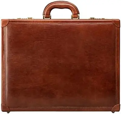 Customization Vintage Style Leather handmade Briefcase Suitcase Luxury Crazy Horse PU Messenger Bags