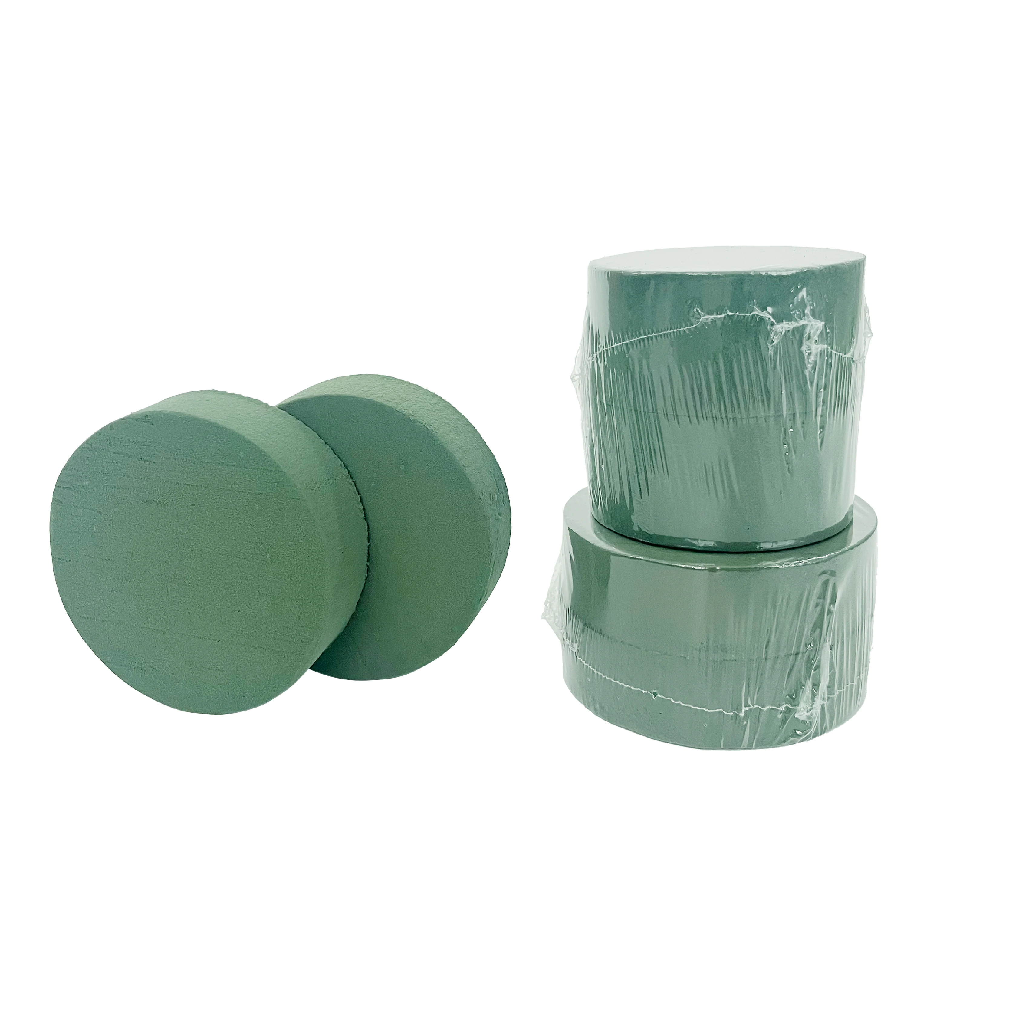 DY Round cylinder shape customized wet shape floral foam for flower box