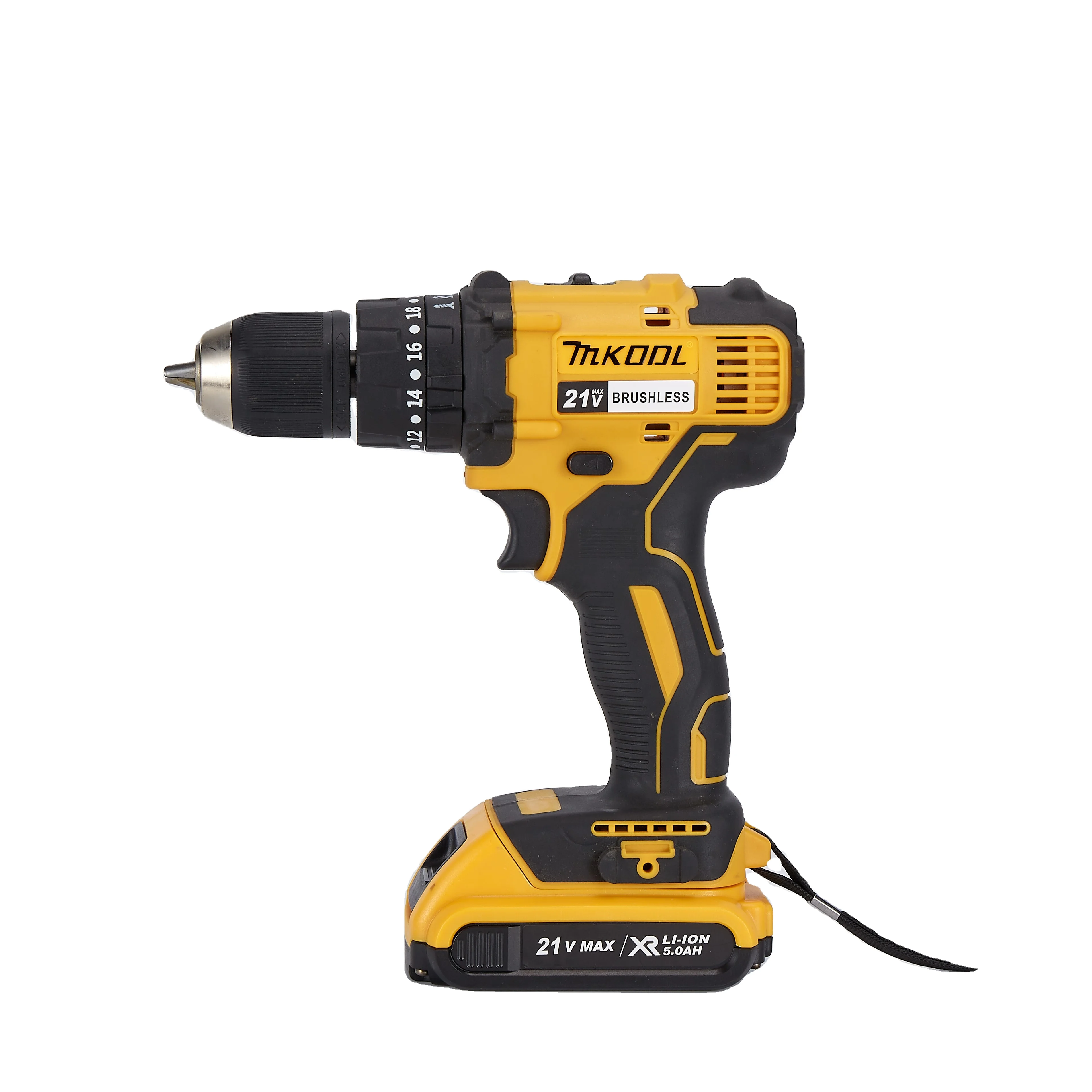 3 Functions Screwdriver 21V 2000MAH Electric Cordless Wireless Power Tools Impact Drill Machine