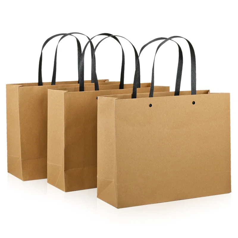 Ssg Shopping Wedding Flower Tote Bag Promotional Custom Kraft Handle Paper Gift Bags With Logo