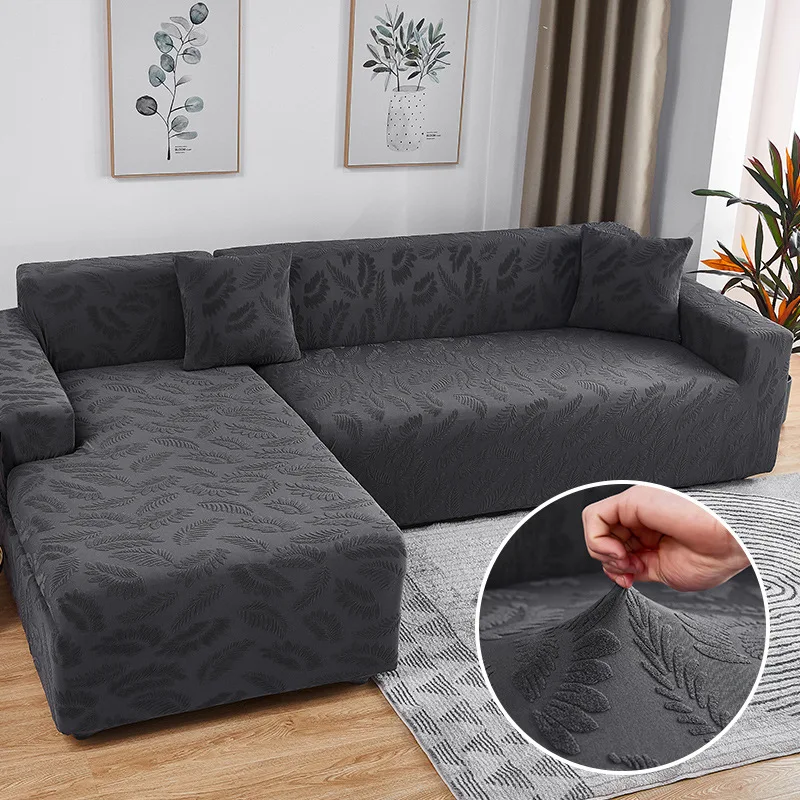 European Style Wholesale High Quality Jacquard Elastic Sofa Slipcover Universal Stretch Couch Cover