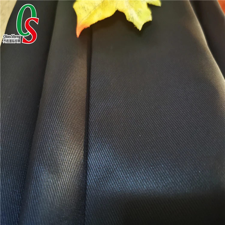 52%polyester 48%viscose  twill satin luxury soft  lining pongee  silk  fabric for jacket dress