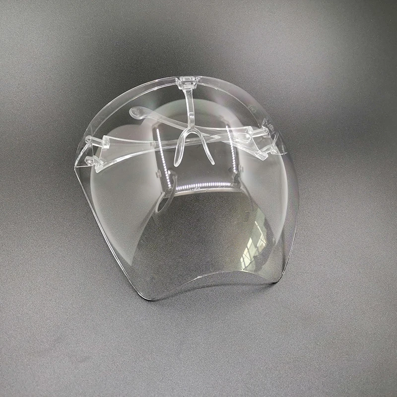 
Multicolor Comfortable Transparent Anti Spittle Dust Reusable Protective Visor Plastic polycarbonate Face Shield Glasses 