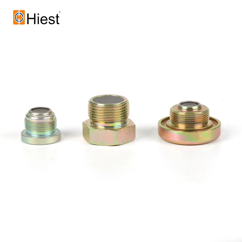 Heavy duty magnetic oil pan drain plug