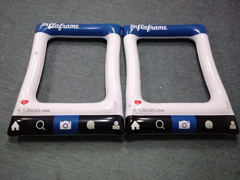 Customized party toy inflatable photo frame