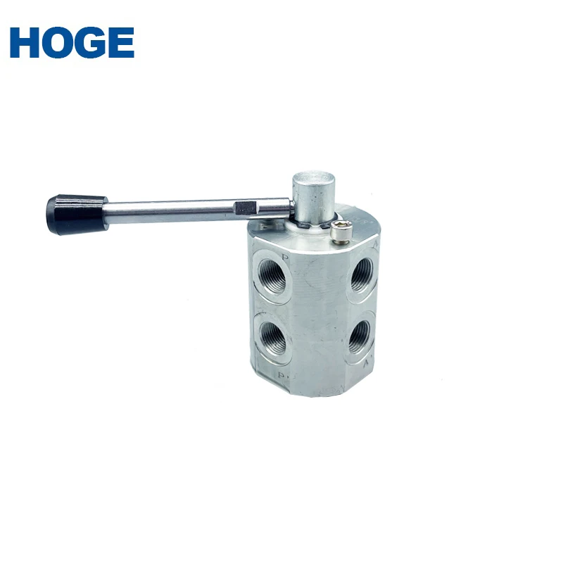 HOGE Steel 300Bar 1/2 3/8 Inch High Pressure Hydraulic DF 6A-Way Diverter Ball Valve With Manufacture