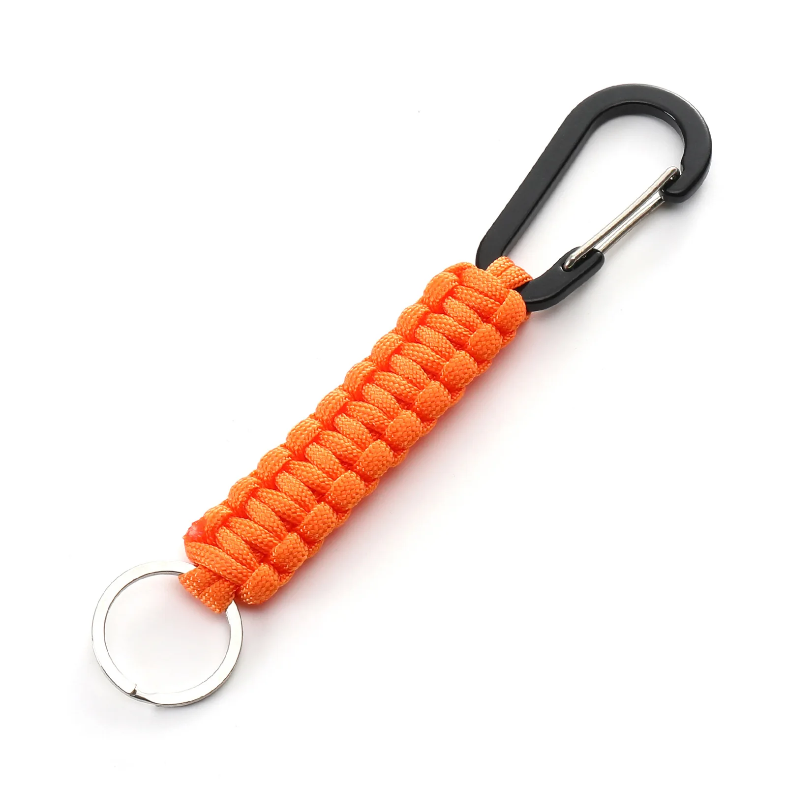 Hot Sale Keychain Carabiner With Key Ring Paracord Key Chain Hanger Heavy Duty Clips for Outdoor
