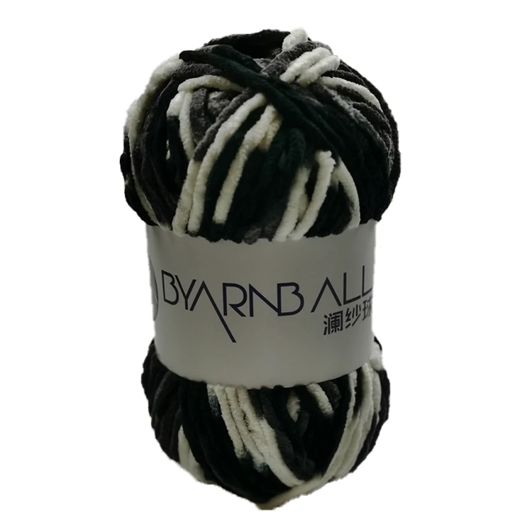 
Gradient Color Space Dyed Crochet Manufacturer Microfiber Cotton Polyester Yarn 