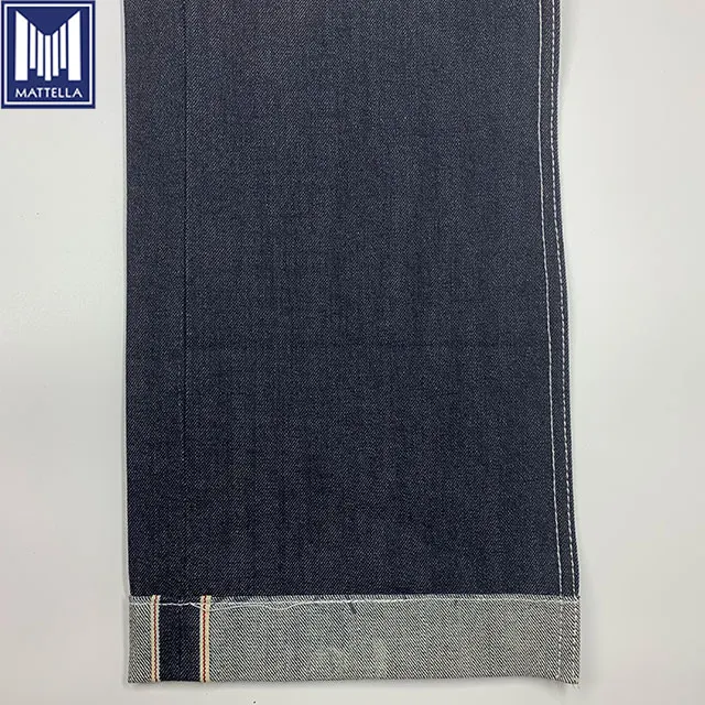 100% cotton selvedge heavy weight 14 15oz stock lot japanese style denim fabric price in meter for mens jeans