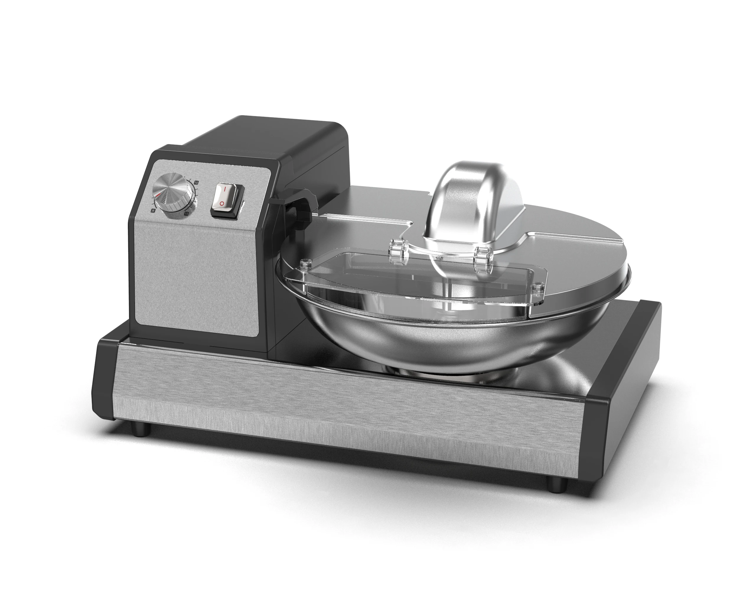 2024 New model Bowl Cutter adjustable timer Bowl cutting machine Meat Vegetable Chopper