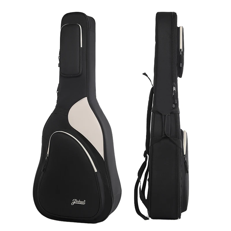 Custom 41 inch waterproof padded thick foam acoustic guitar gig Bag logo customizable guitar case