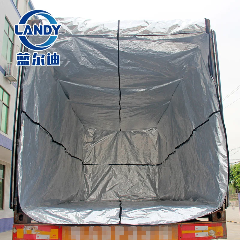 Cargo Care Alu Foil Woven Blanket Thermal Insulated Liner For 20ft Shipping Container