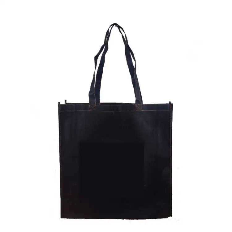 Custom Logo Reusable Eco Bag Non Woven Laminated Rpet Bag Shopping Bag