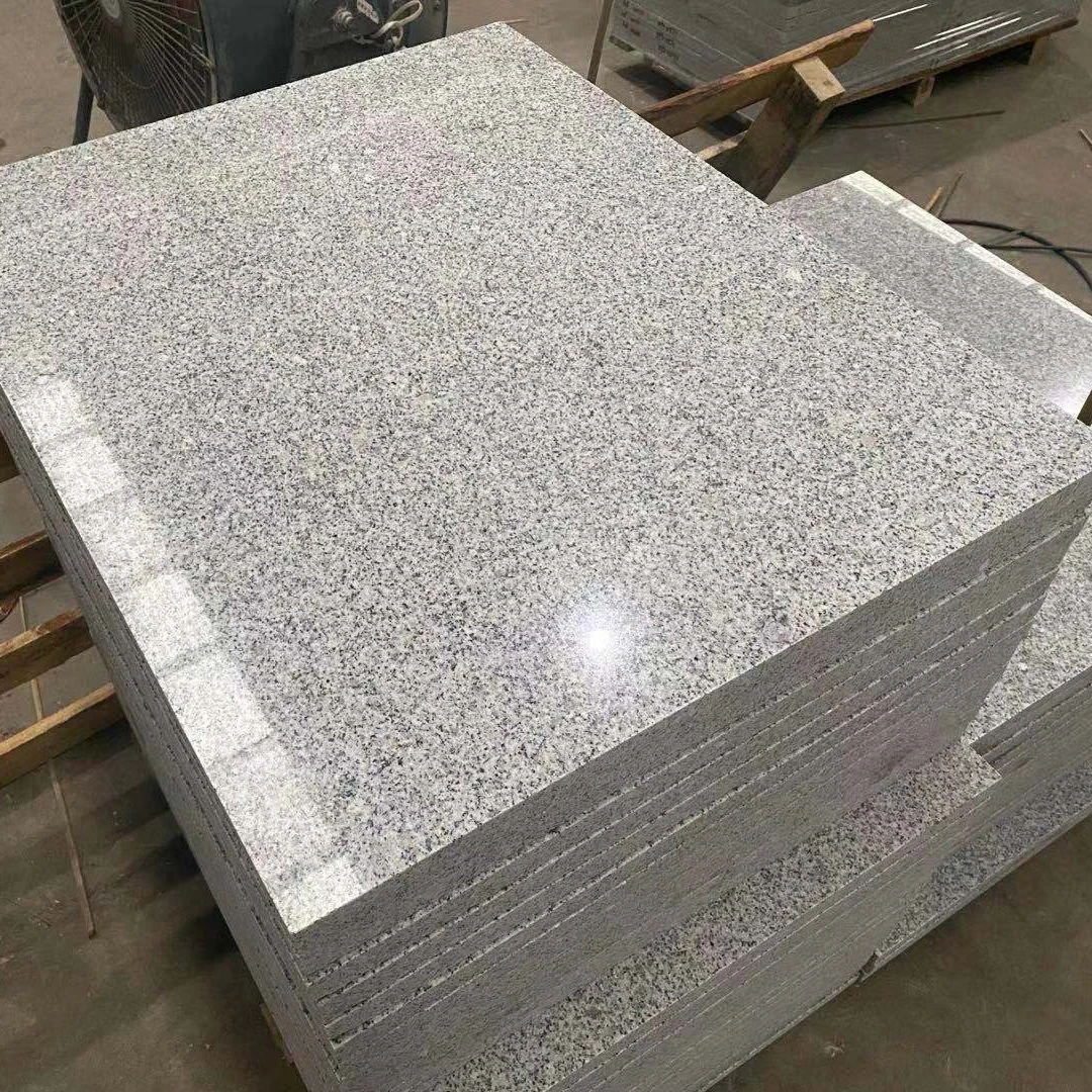 Mengyun Stone Popular Granite Floor Tiles Silver Grey Kitchen Countertop Polished Slab G603 Granite