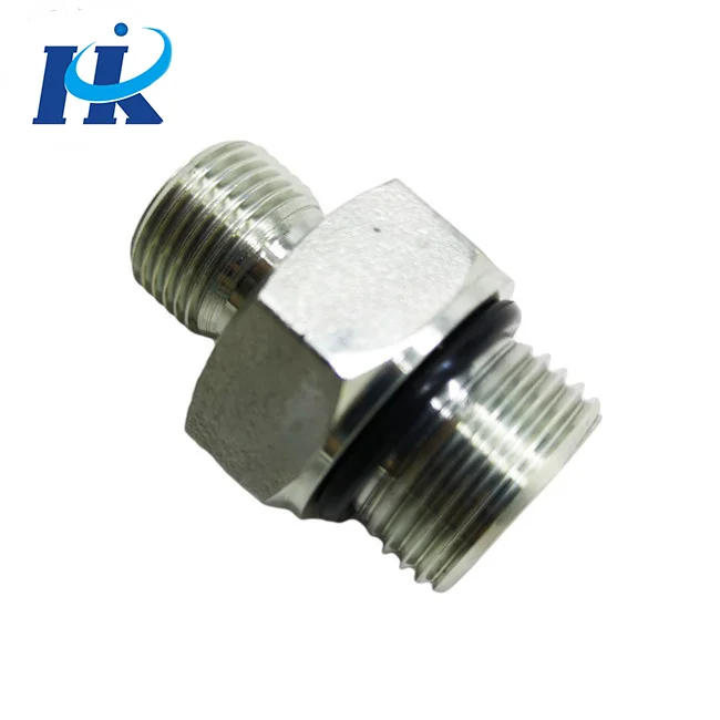 hot sale high quality threaded elbow nipple metric thread bite type tube adaptors with great price