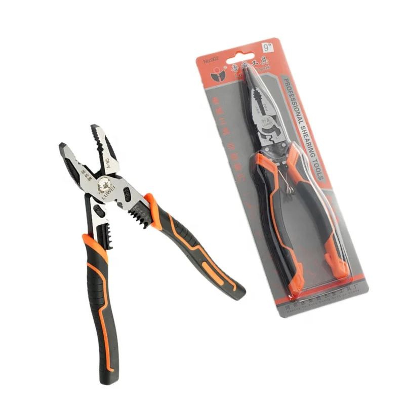 Combination Pliers Custom Design High CR - V Steel Flat Nose Pliers Combination Cut Plier