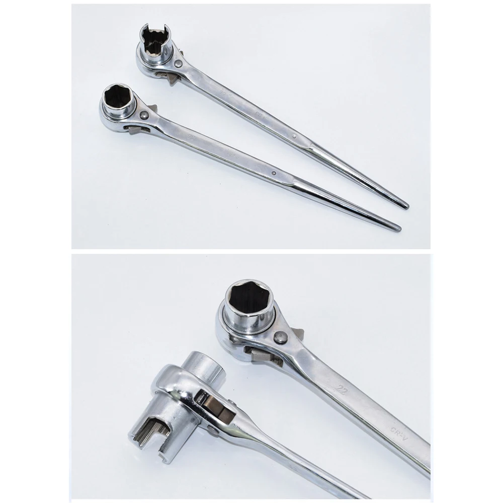 Высокое качество метрические Двойные головки регулируемый эшафот Поджер ключ, дюймовый стандарт