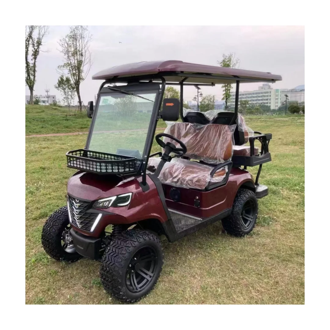 New Design Customization 4 Wheel Hydraulic Disc Brake Fast delivery Lexsong electric golf cart