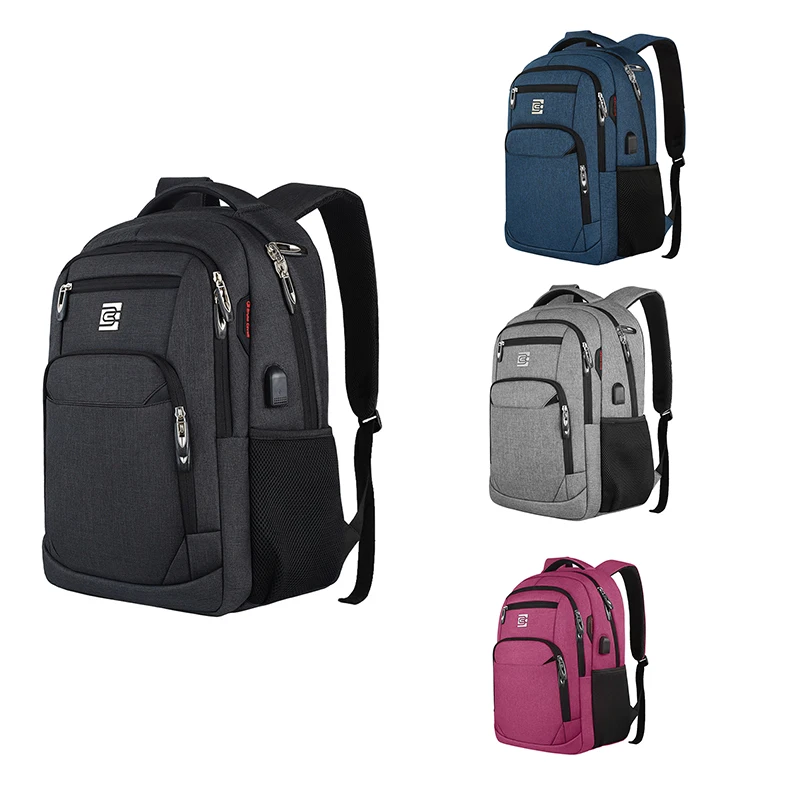 Business Anti-Theft Durable Laptop Backpack with USB Charging Port Waterproof Anti-Theft 17 Inch Laptop Backpack Amazon Hot Sale