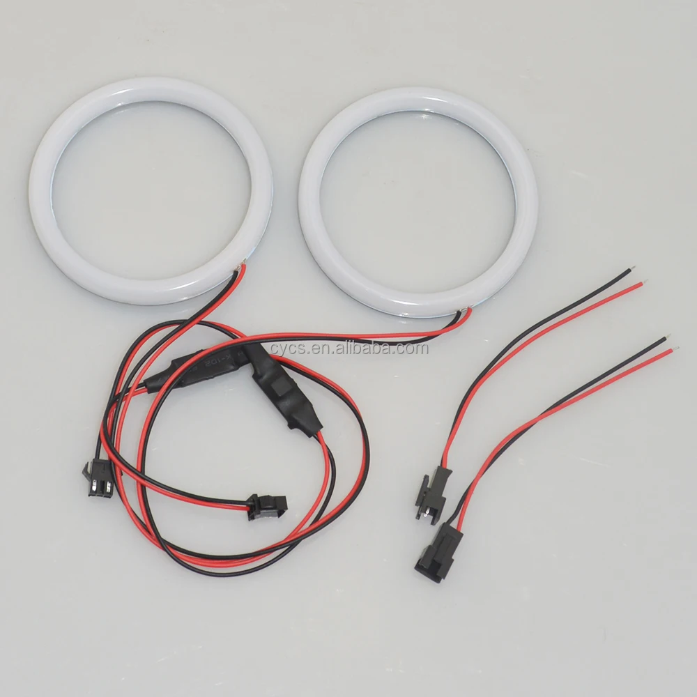 51led 51smd DC 12V led angel eyes lighting 90mm SMD Cotton projector led angel eyes halo rings Cotton Lights Car LED Angel Eyes