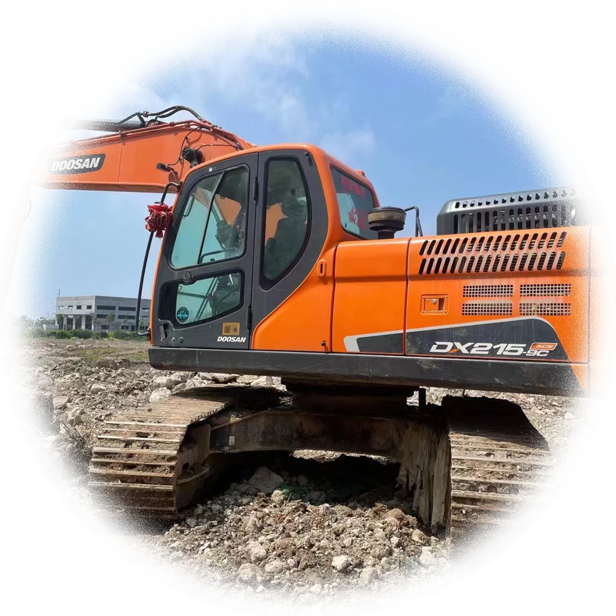 Б/у Doosan Dx215 экскаватор 22 тонны б/у Komatsu Продано 5 тонн рабочего веса включая моторную шестерню насоса двигателя