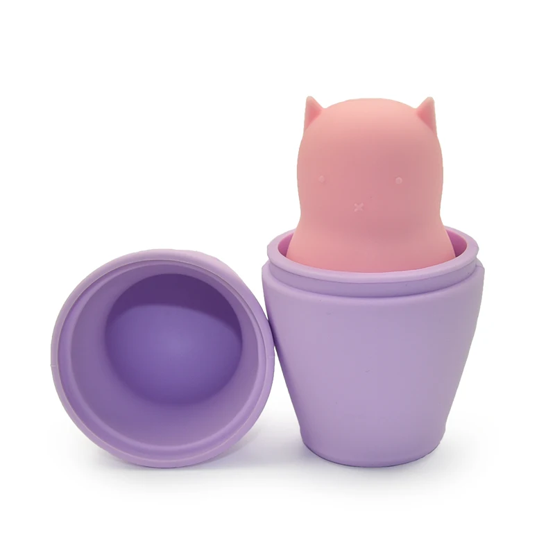 Hot selling New Design Matryoshka Dolls Silicone Teether Soft Dolls Silicone Teether Russian Nesting Doll