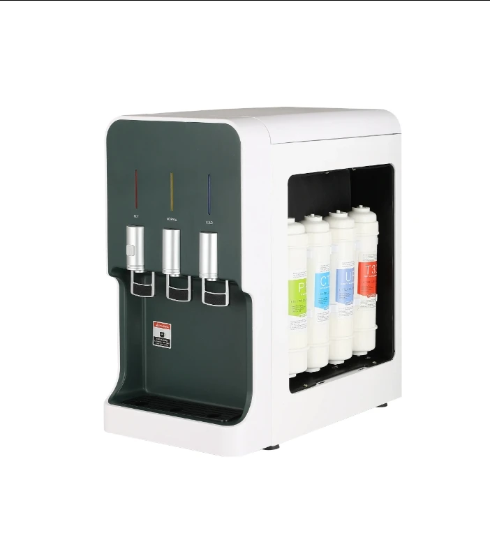 Elegance Standing Design Compressor Cooling Desktop Direct Line Water Dispenser YLRT-V9 Available With 3 Taps