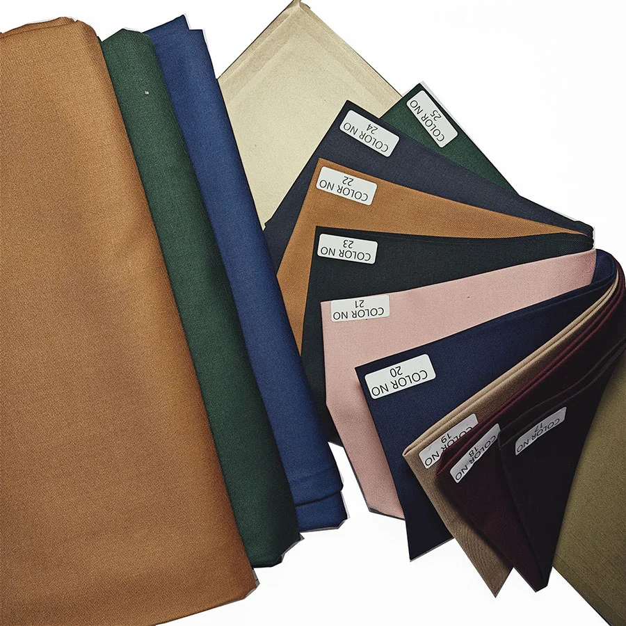 factory directly sell Tr80/20 twill serge suiting fabric viscose  terylene suit fabric uniform fabric for africa kenya market