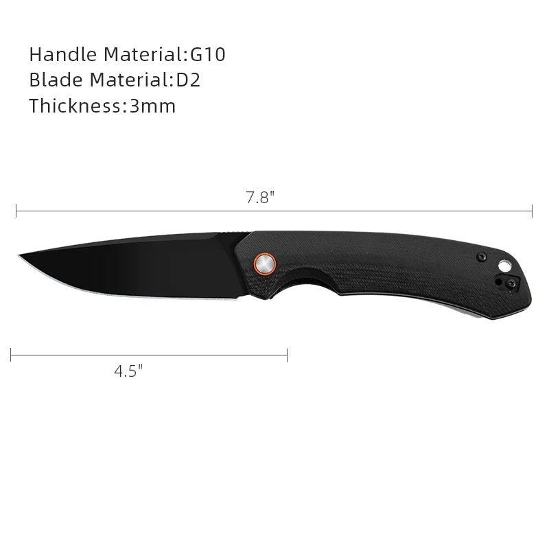 New G10 Pocket Knifes Outdoor Camping Survival Tactical Rescue Folding Bolsillo Knife Personalized