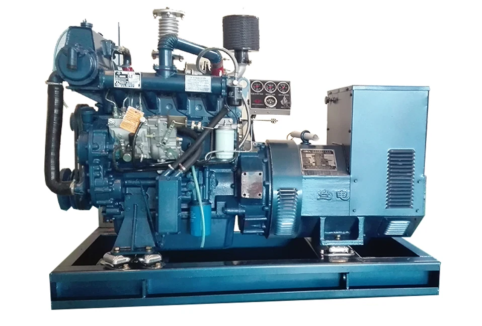 Морской дизельный генератор WP12CD385E200 375kva с охлаждением на морской воде 300