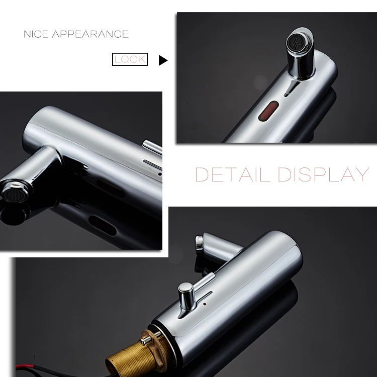 2020 Excellent quality and fashion cheap cheapest price pillar cock gold/matt black sensor faucet
