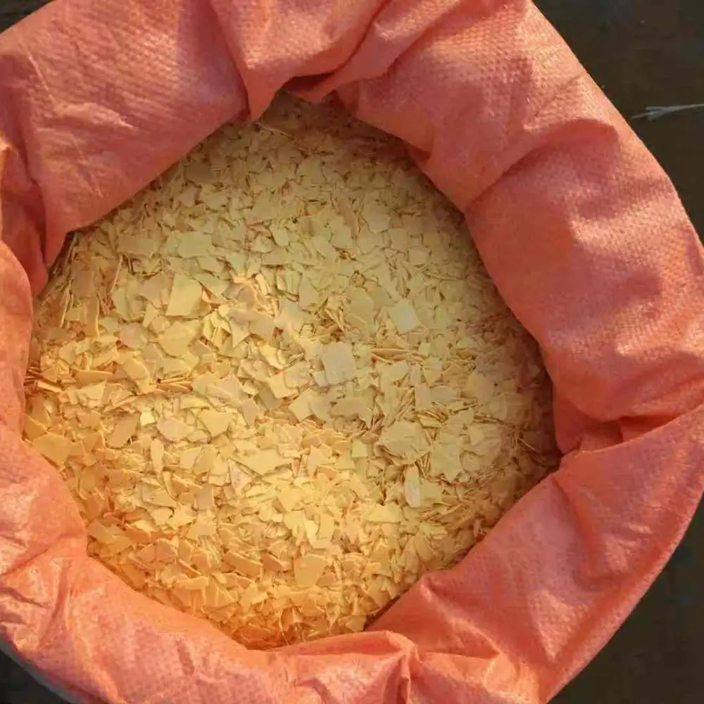 Сульфид натрия в виде желтых хлопьев для кожевенного загара