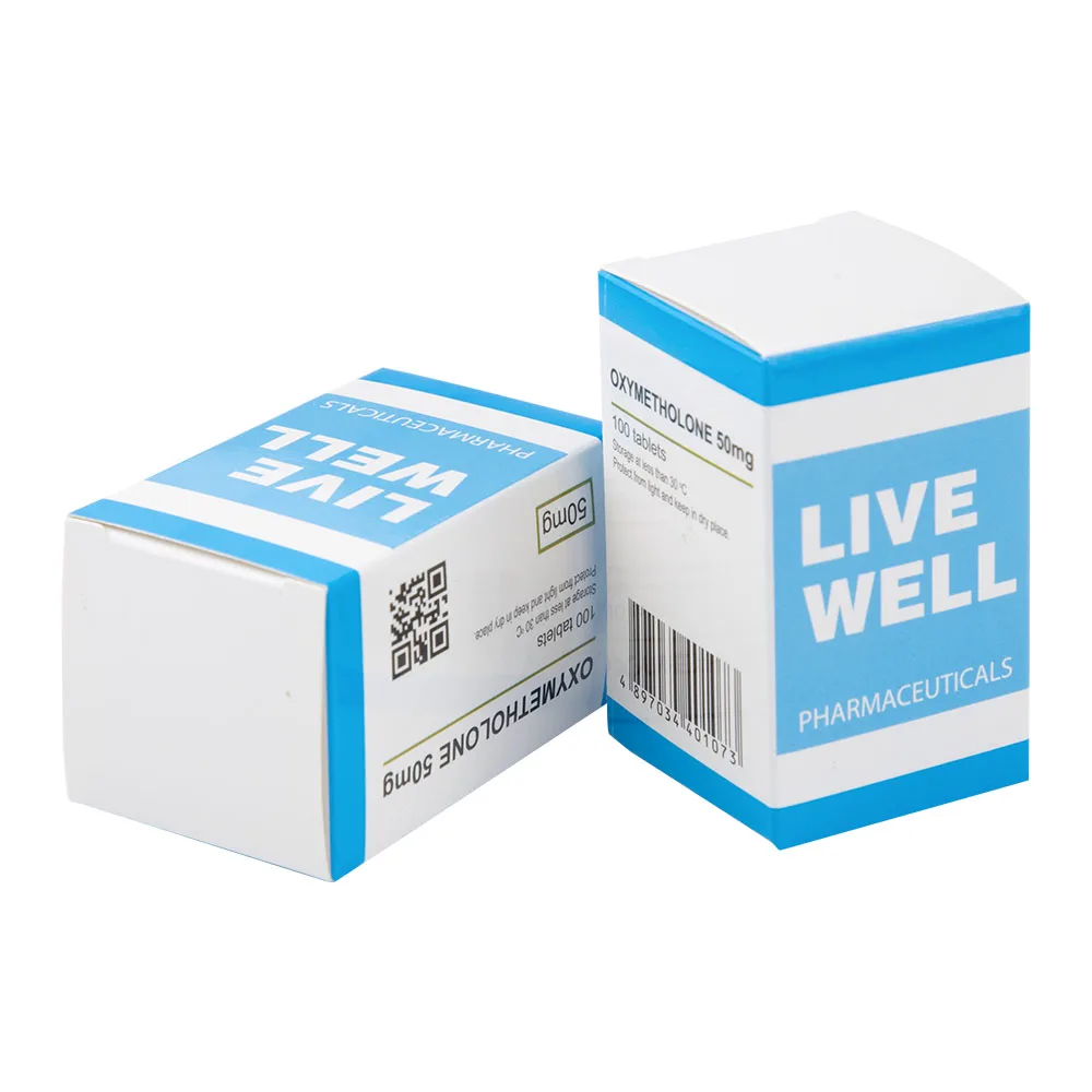 Pill Plastic Bottle Label Oral Steroide Package Box Set