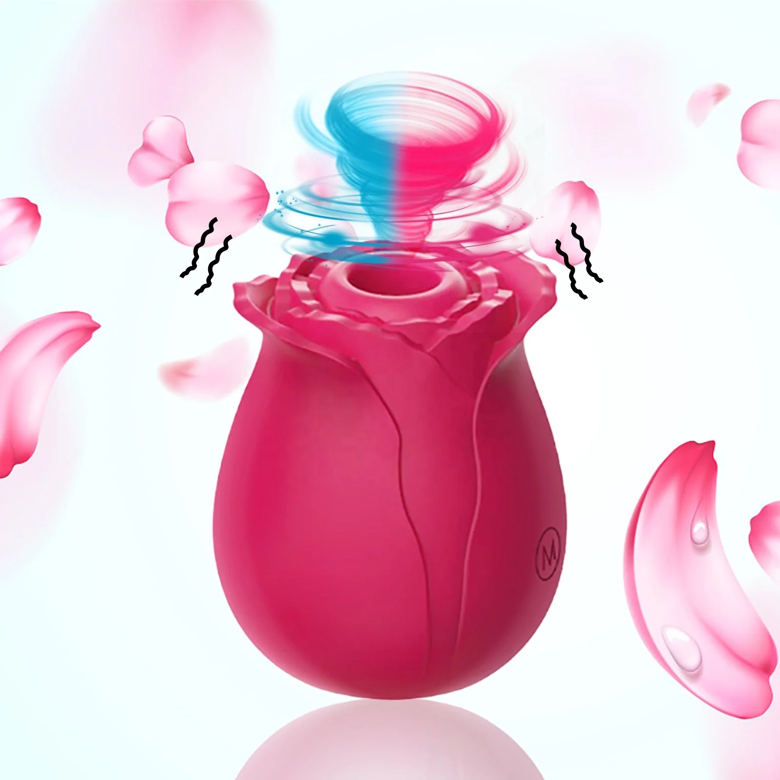 
Drop Shipping blue red Mini Silicone Clitoris Sucking Massager Pussy Vibratore Clit Model Roses Suck Sex Toy Women Rose Vibrator 