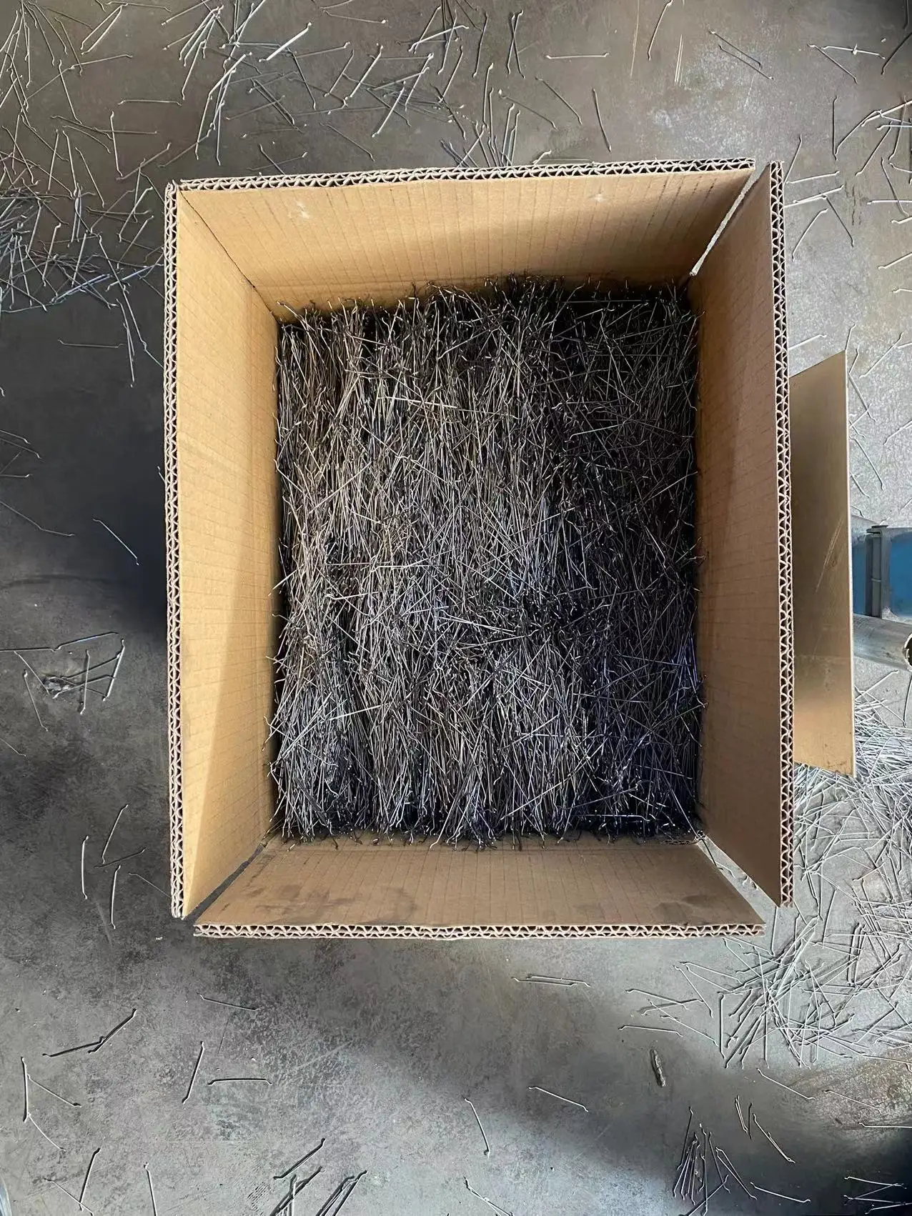 Расплавленное волокно из нержавеющей стали для бетона и литья SS304, горячая распродажа