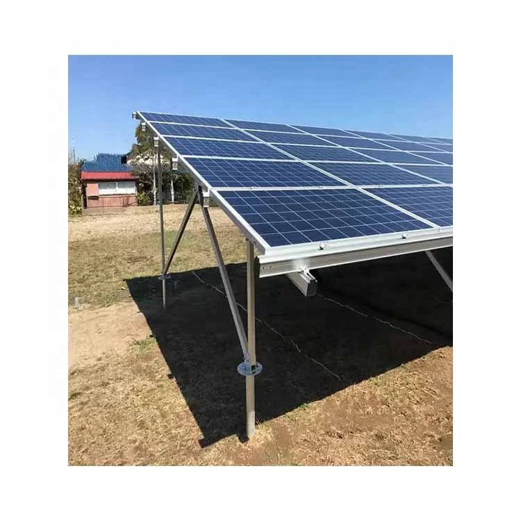 Hot sell aluminium ground mounted solar panel rack mounting system solutions