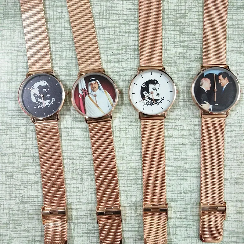 LangChi Illustration Watches Blank Dial Sublimation Watches Custom Made Printing Watch