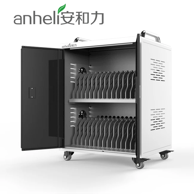 Chromebook laptop charging cabinet charging cart educational equipment