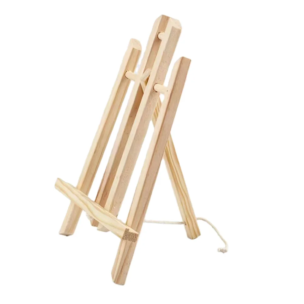 Wooden easel Wooden folding oil painting board sketch tripod small easel