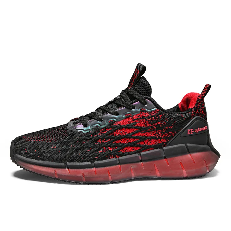 High Quality Fashion Comfort Lace-up Men Breathable  Sneakers  Flying men  fashion sneakers for men